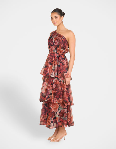 Burma One Shoulder Maxi Dress